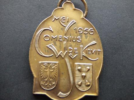 Wandelsportvereniging  De Kievit Comenius-Herdenkingsmarsch,Bussum 1956